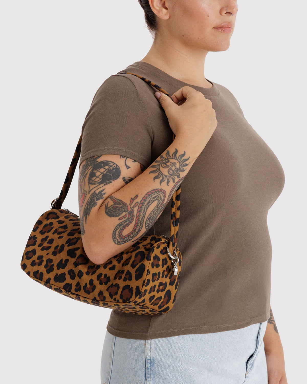 Nylon Loaf Bag - Leopard